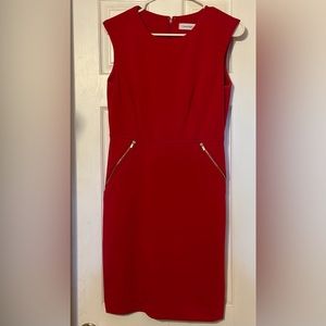 Little Red Dress by Calvin Klein